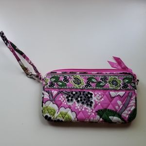 Vera Bradley Wristlet Wallet in Priscilla Pink